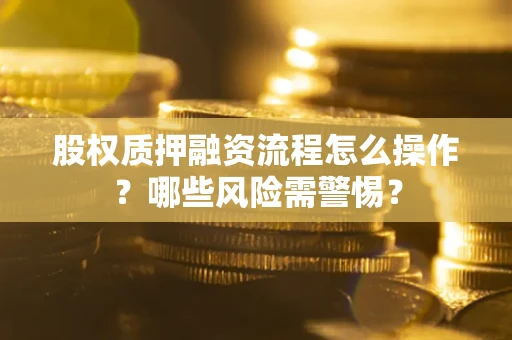 济南股权质押融资流程怎么操作？哪些风险需警惕？