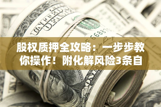 济南股权质押全攻略：一步步教你操作！附化解风险3条自救法则