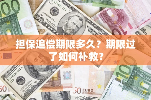 济南担保追偿期限多久？期限过了如何补救？