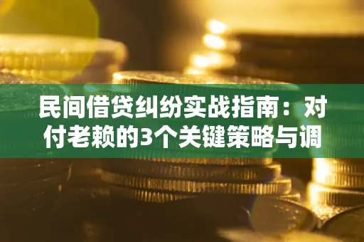 济南民间借贷纠纷实战指南：对付老赖的3个关键策略与调解盲区解析