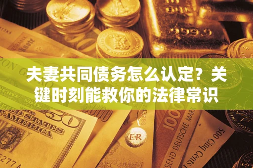 济南夫妻共同债务怎么认定？关键时刻能救你的法律常识